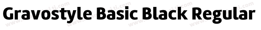 Gravostyle Basic Black Regular字体转换